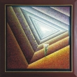 �DOL� - acryl na sololitu; 100x100cm; r. 1998