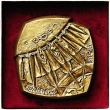 HVZDRNA PICE 1959-1989 - (plaketa) - 70x70mm, 1989, polyester+bronz, realizace autor