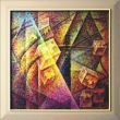 PODZIMN� HRA - acryl na sololitu; 60x60 cm;