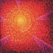 �ERVEN� mlhovina - acryl na pl�tn�; 80x80 cm;